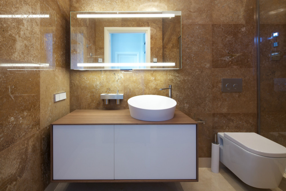 Загородный дом в Барвихе - ванные, бассейн и прочее