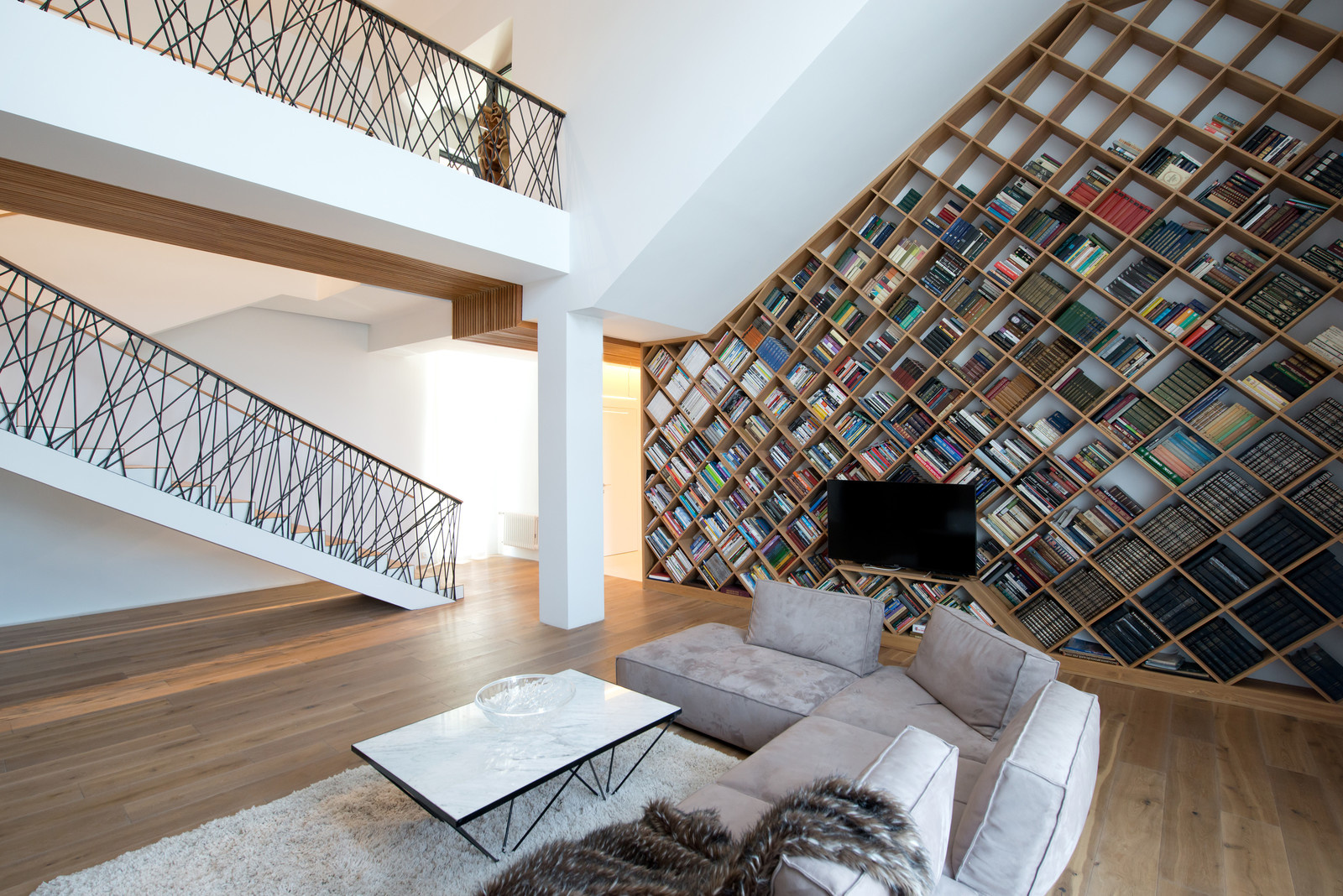 Библиотека в интерьере.