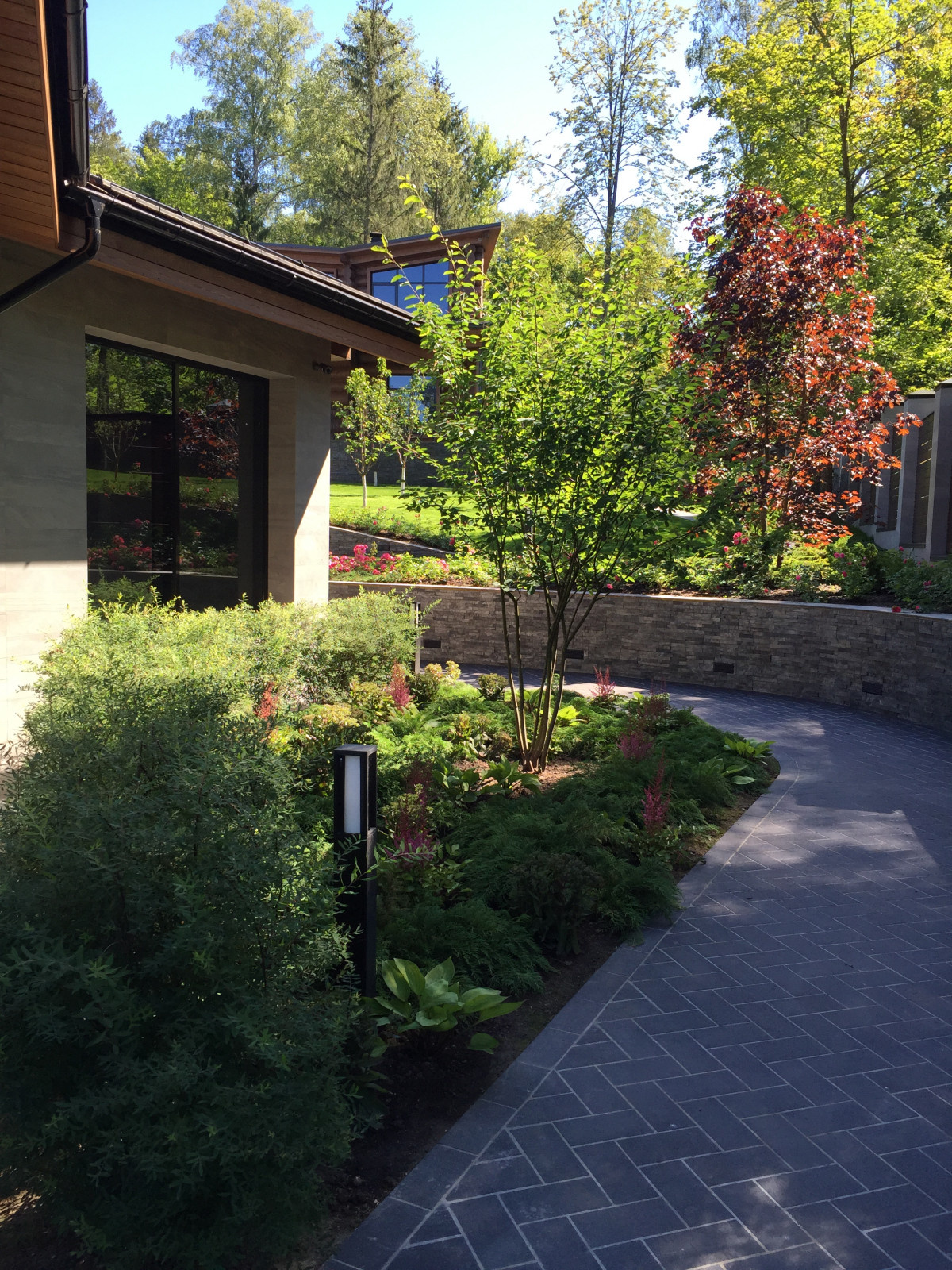 Houzz в саду: Террасный сад, где растут 400 роз