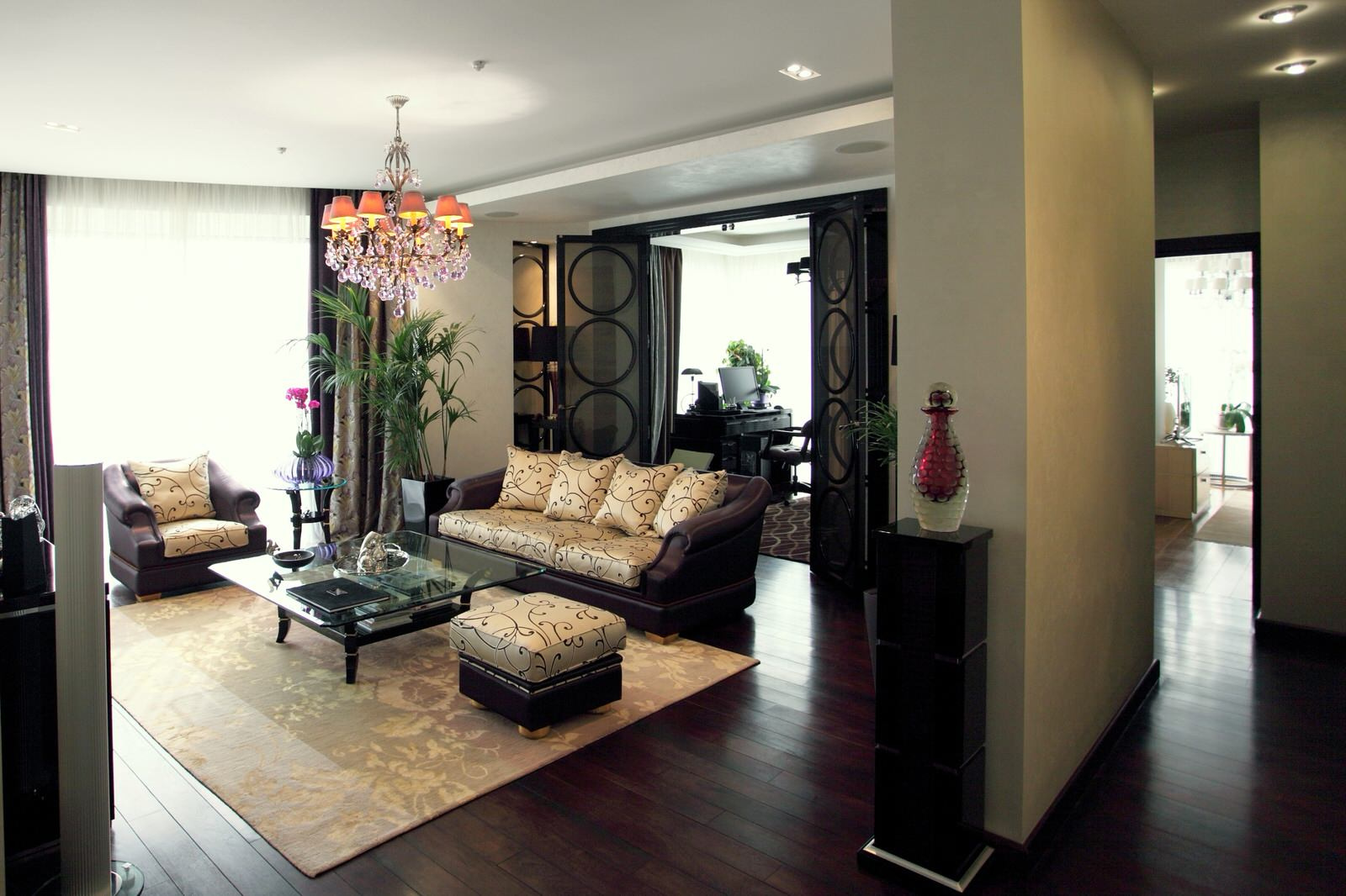 Jade Mood Apartment Interior in Art Deco Style