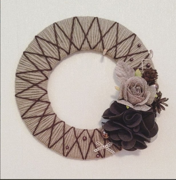 Интерьерный венок "Choco Chic" от La Couronne