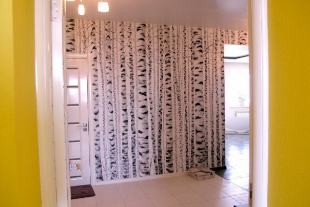 Обложка проекта: 3Д роспись "Березки"