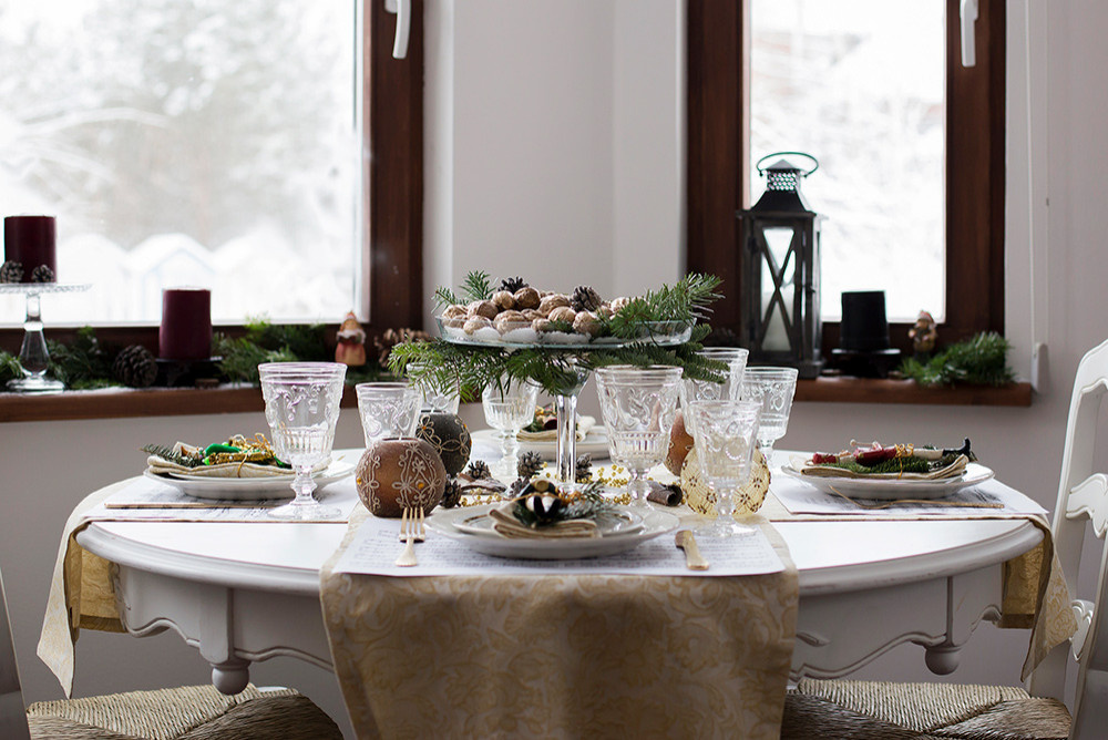 Новогодняя сервировка "Щелкунчик"