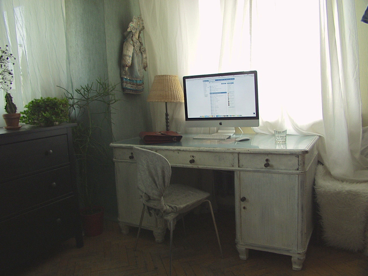 at home