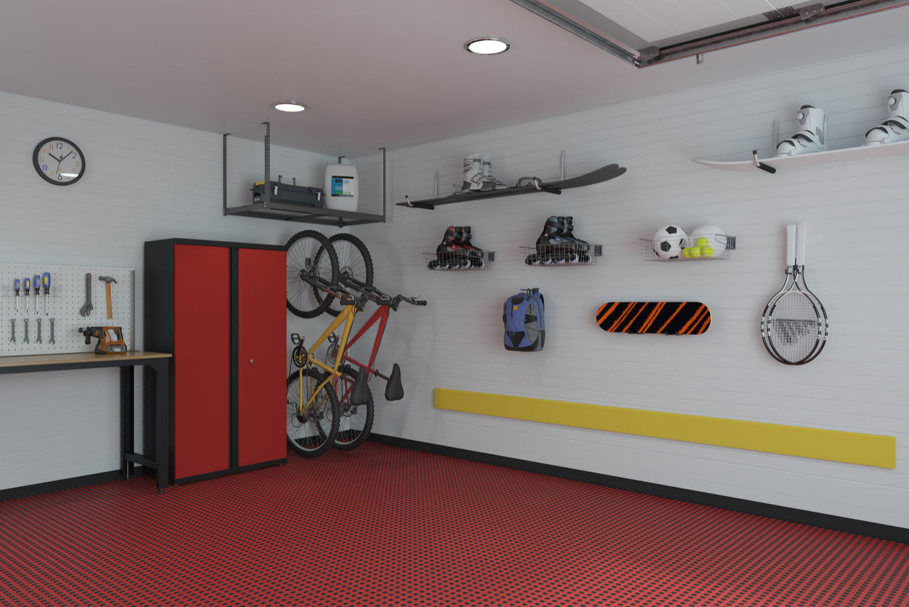 Отделка стен в гараже