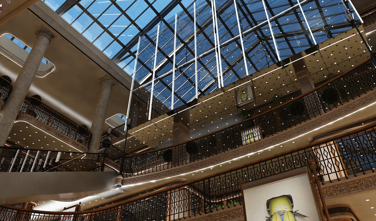 Обложка проекта: Бизнес-центр "Преображенский Двор" эскиз