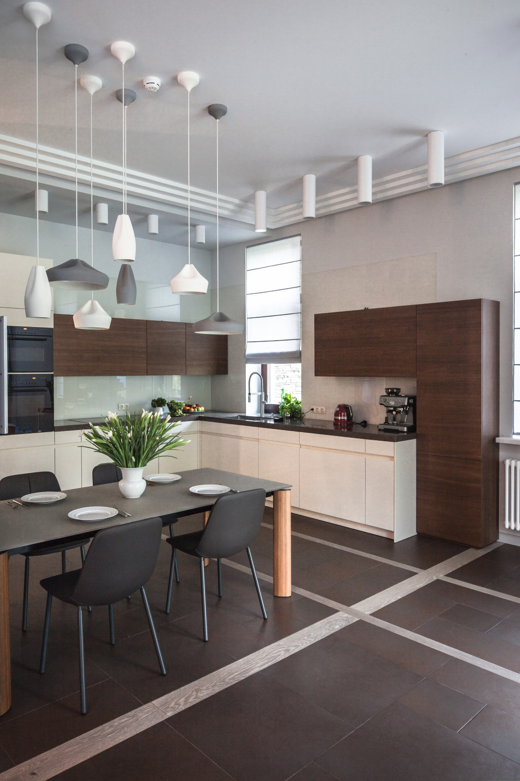 Совремнный интерьер с элементами арт-деко