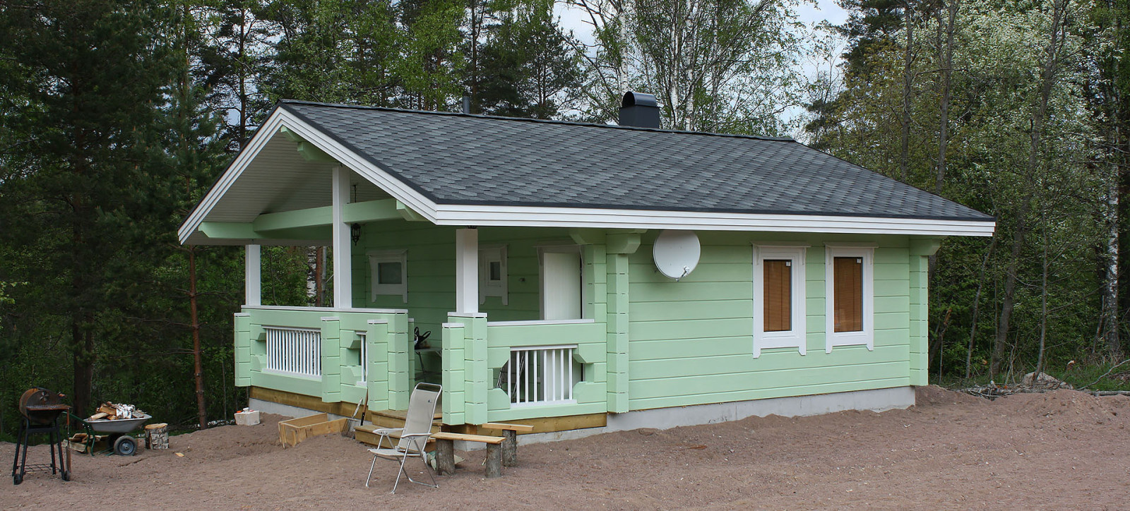 Баня на берегу Вуоксы