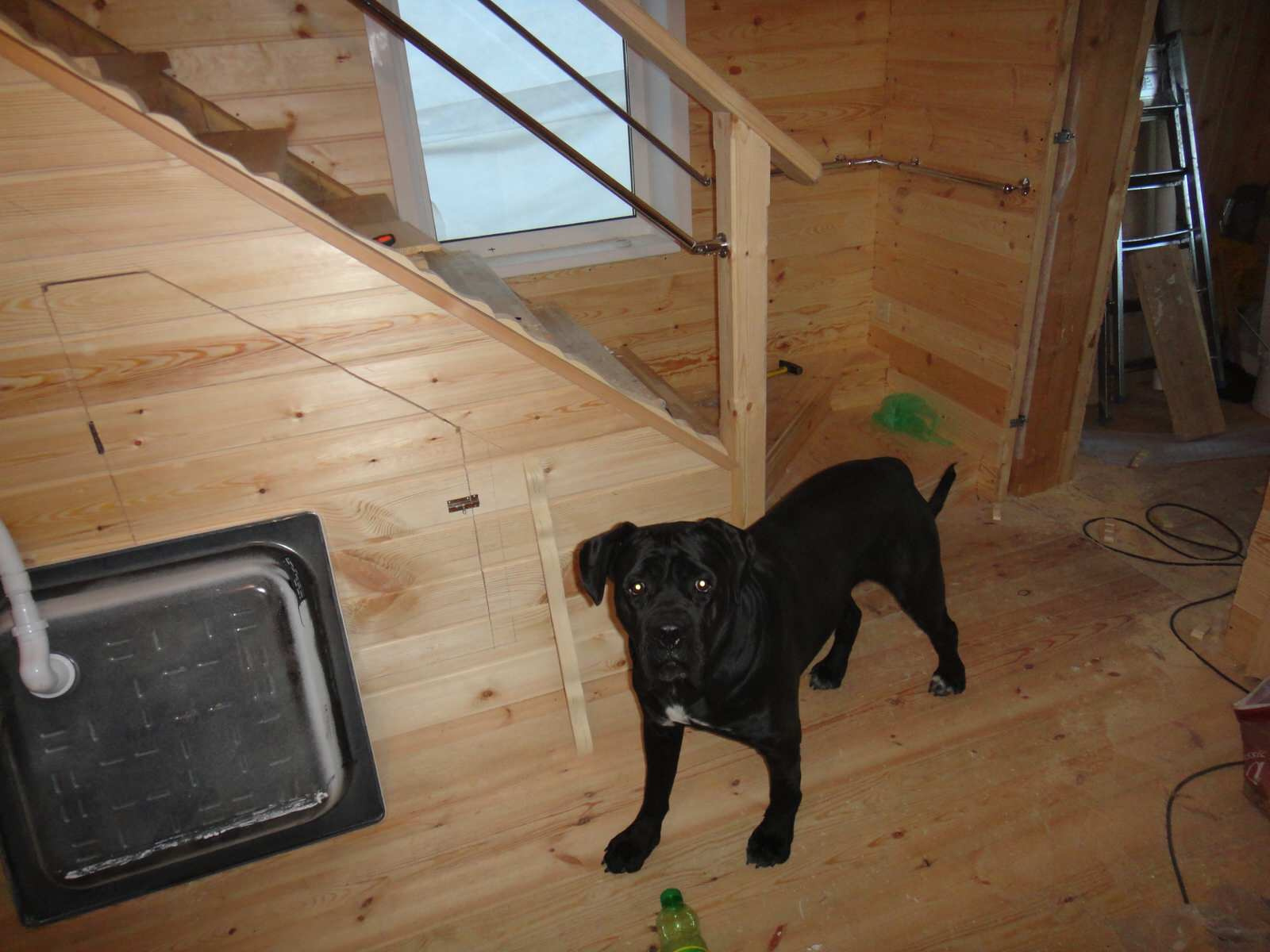 Отделка дома рядом с баней