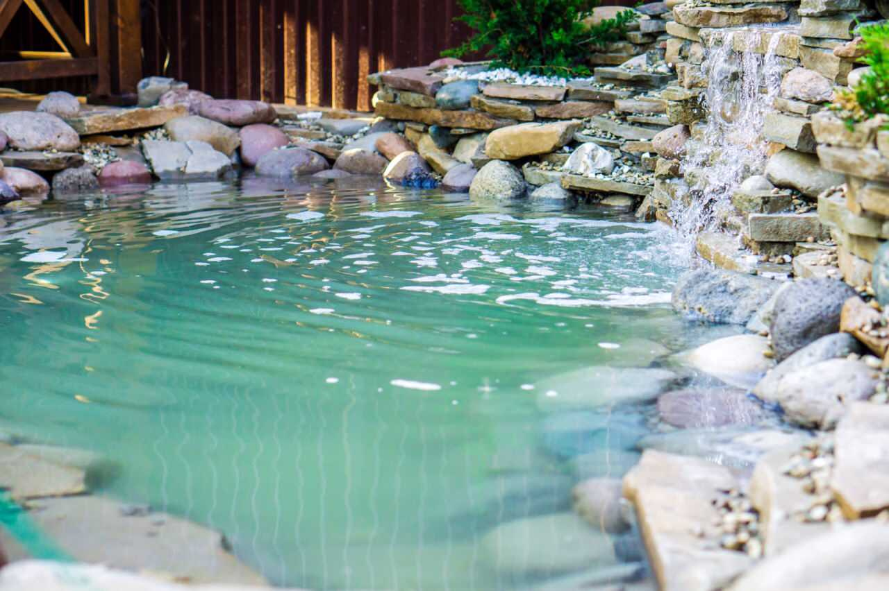 Строительство декоративного каскада, водопада в Ростове-на-Дону