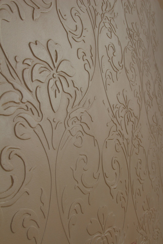 Декоративная штукатурка с орнаментом