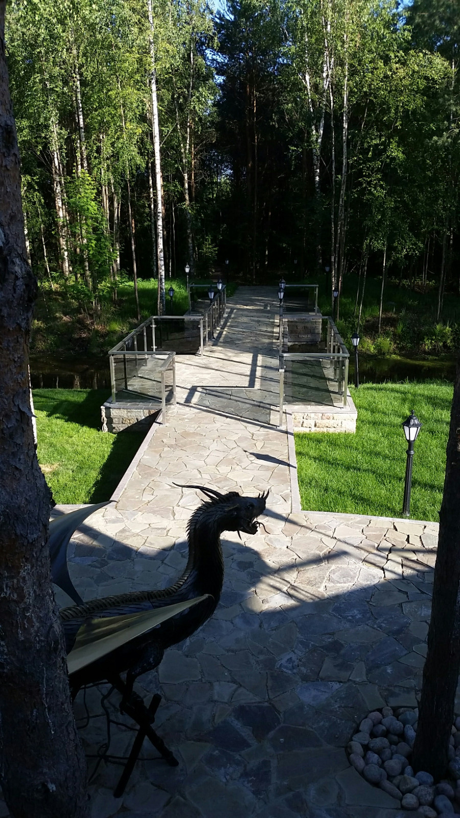 Благоустройство территории в населенном пункте Рахья