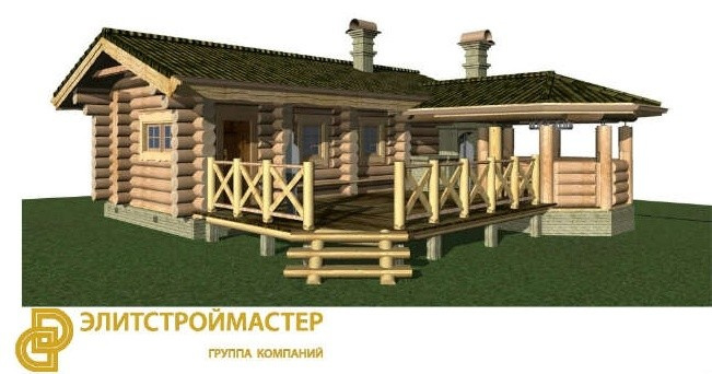 Обложка проекта: БАНЯ ОБЩЕЙ ПЛОЩАДЬЮ 124 КВ.М