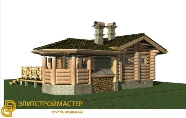 БАНЯ ОБЩЕЙ ПЛОЩАДЬЮ 124 КВ.М