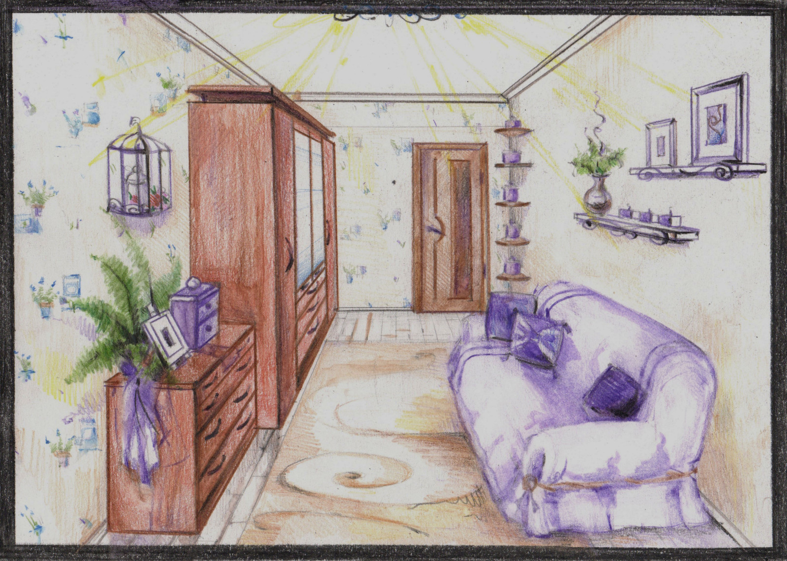 Дизайн- проект трехкомнатной квартиры в городе Могилеве