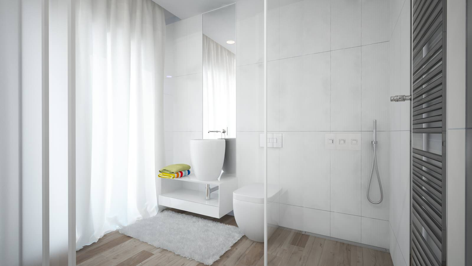 White apartment