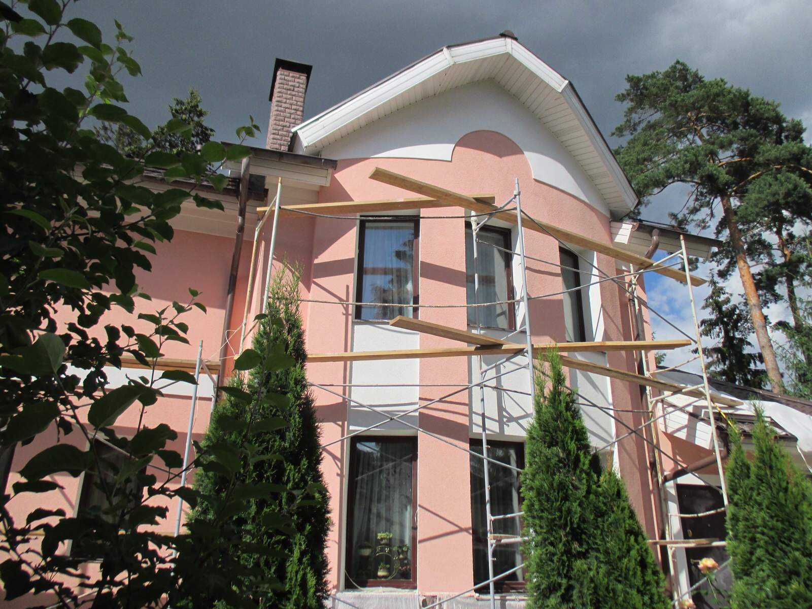 Ремонт штукатурного фасада