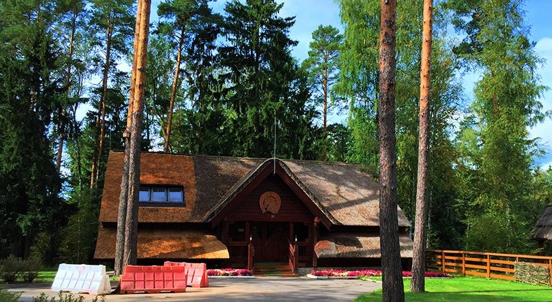 РЕМОНТ ЧАСТИ КРОВЛИ ИЗ КАМЫША. БАЗА ОТДЫХА ГАЗПРОМ.