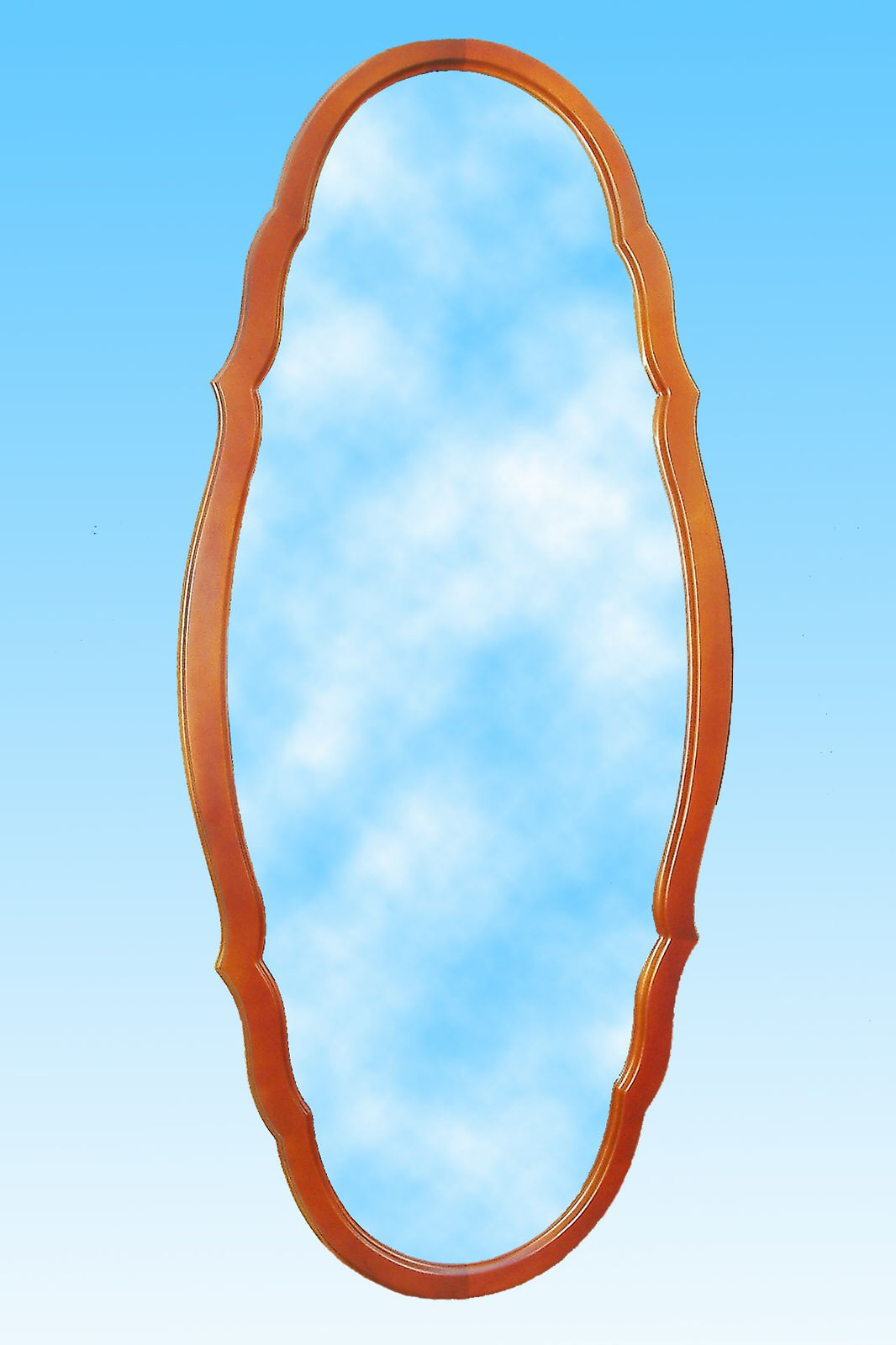 Зеркала в деревянном багете