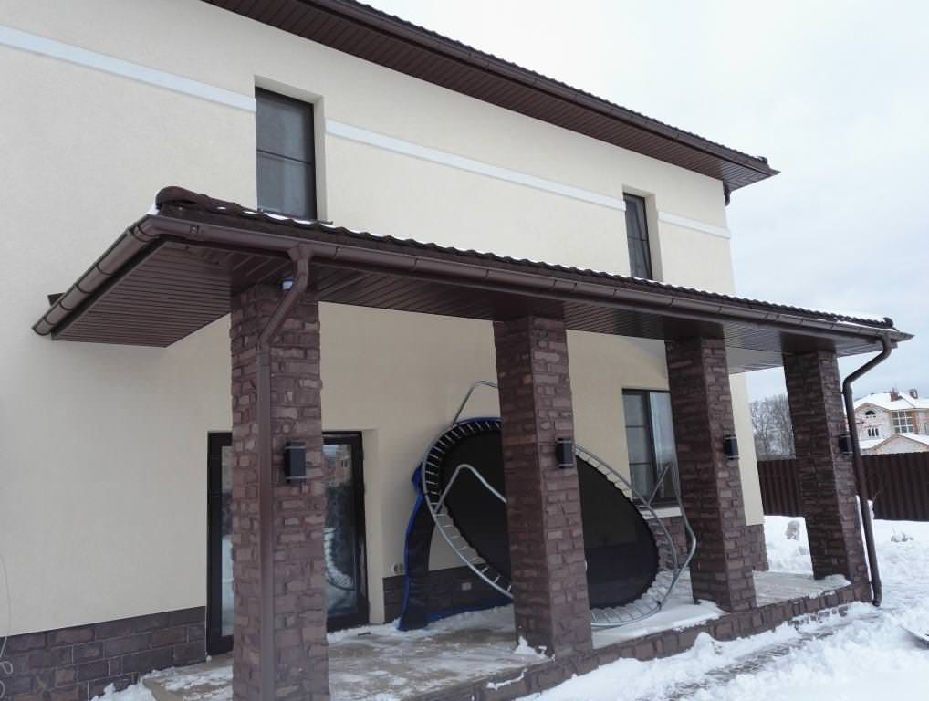 Утепление дома из газобетона пенополистиролом ПСБ-С 25Ф 150-200 мм, Церезит