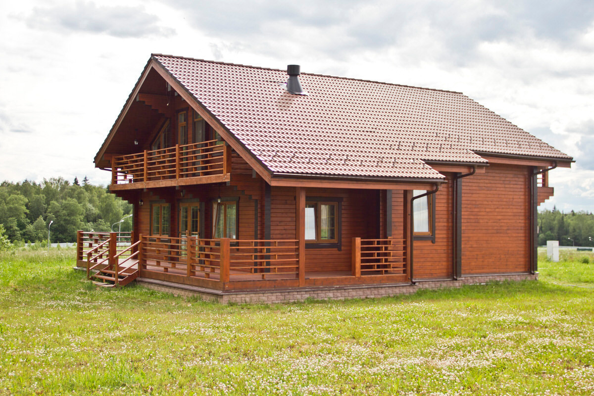 Деревянный дом из клееного бруса 300 кв.м. (СП-300)