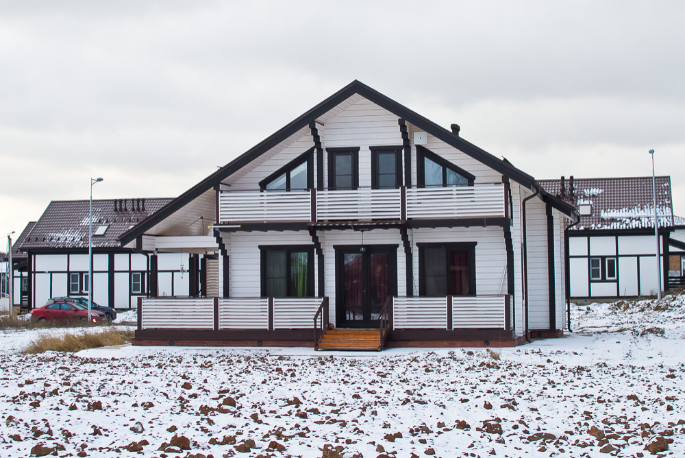 Деревянный дом из клееного бруса 237 метров (СП-237 GOOD WOOD)