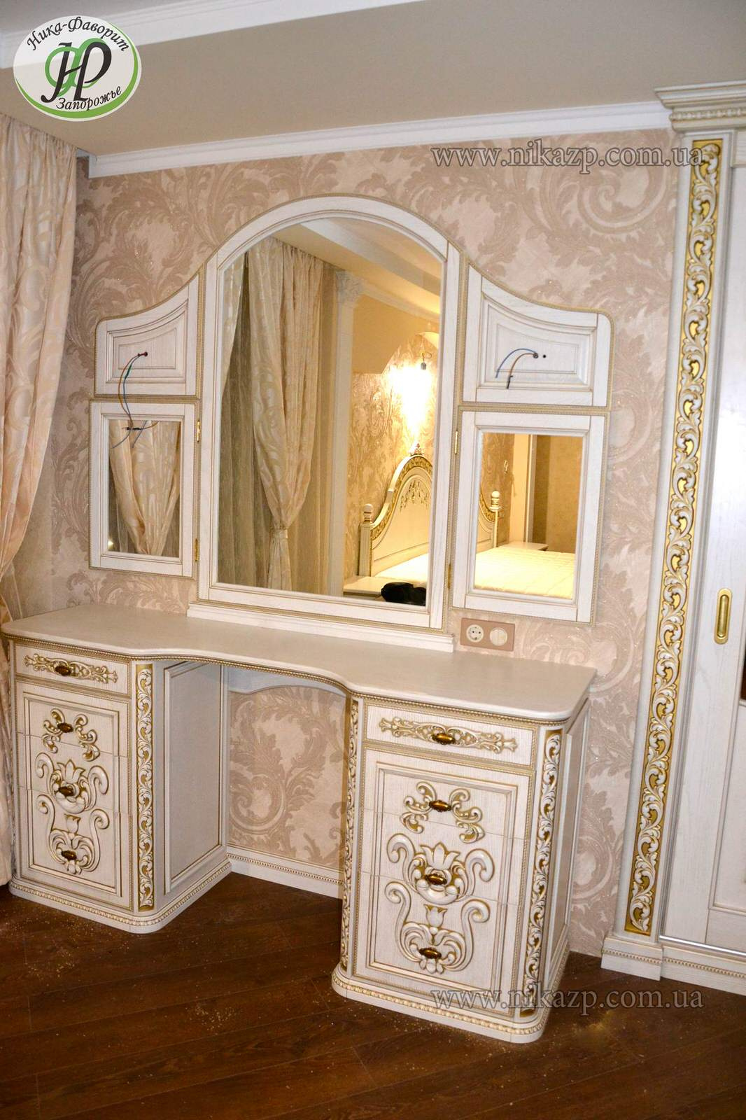 Elite Classic Wooden Bedroom. Спальня классика-2