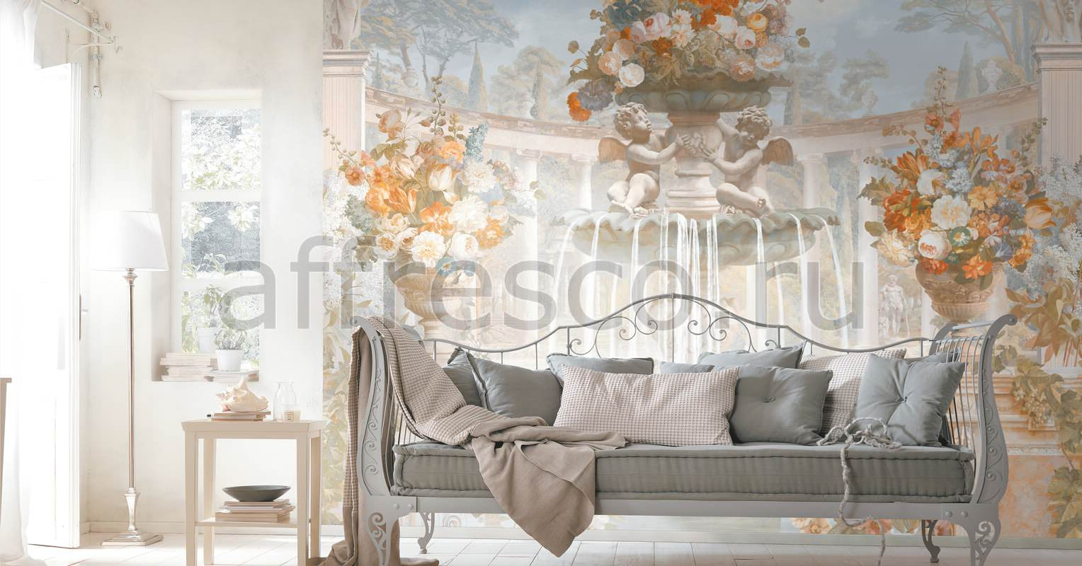 Фрески и фотообои в интерьере