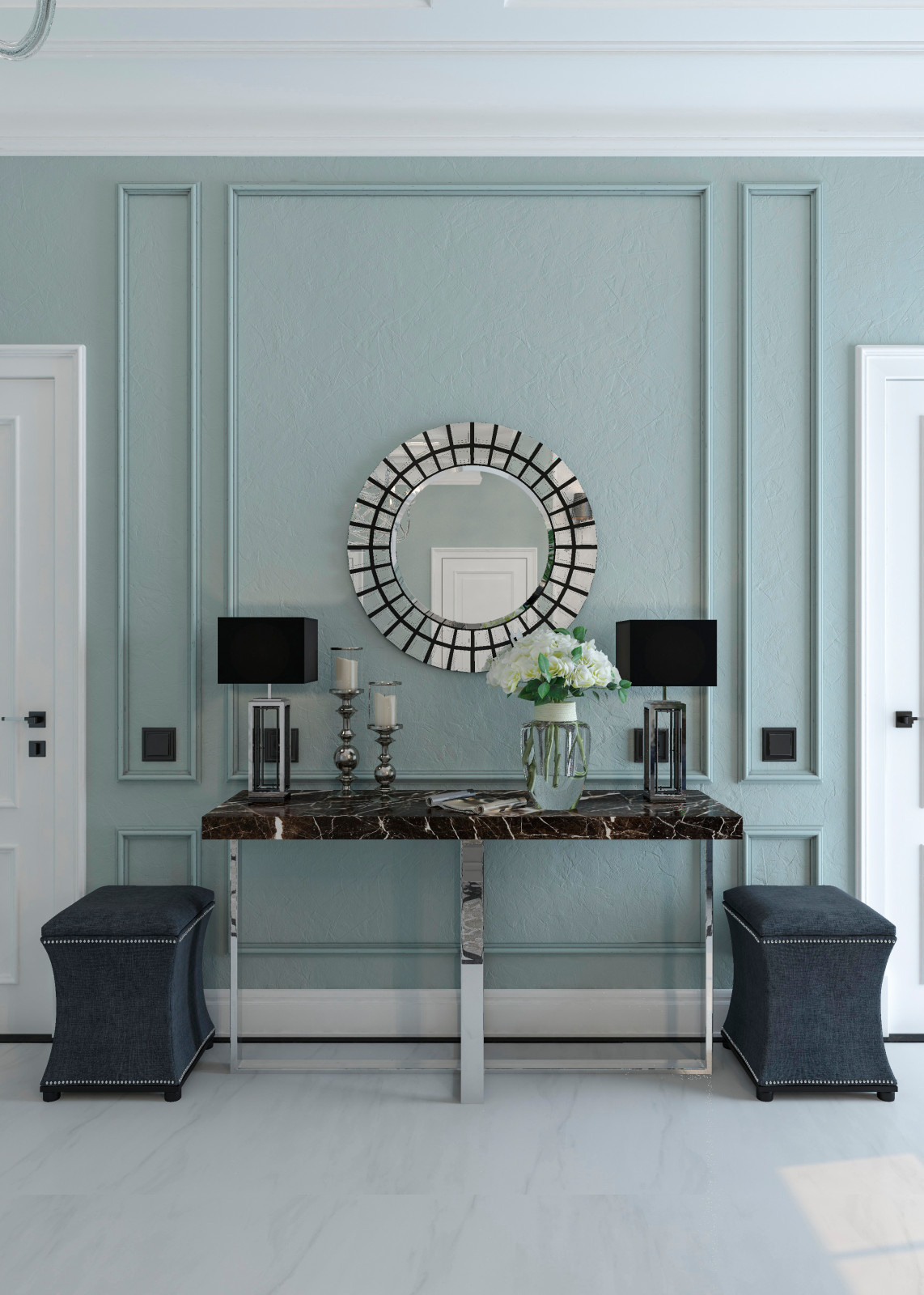 Холл "Clair et recherché"