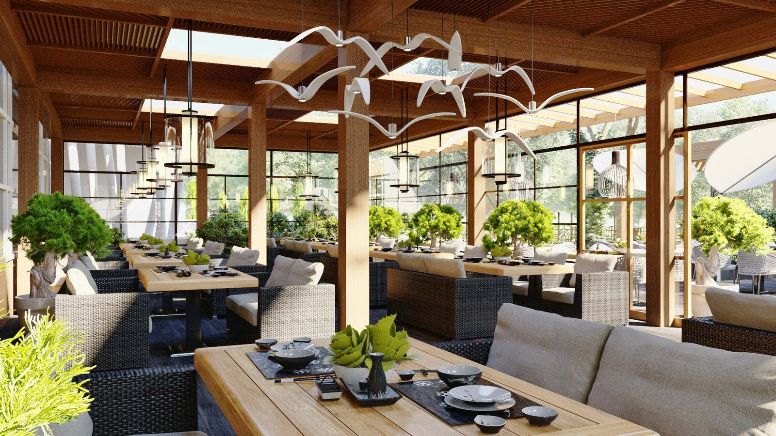 OUTDOOR RESTAURANT «AZUMA»