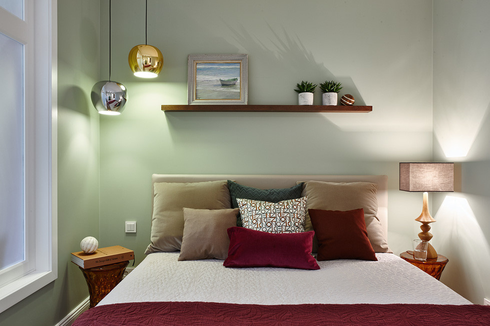 Просто фото: 22 спальни с асимметричными светильниками