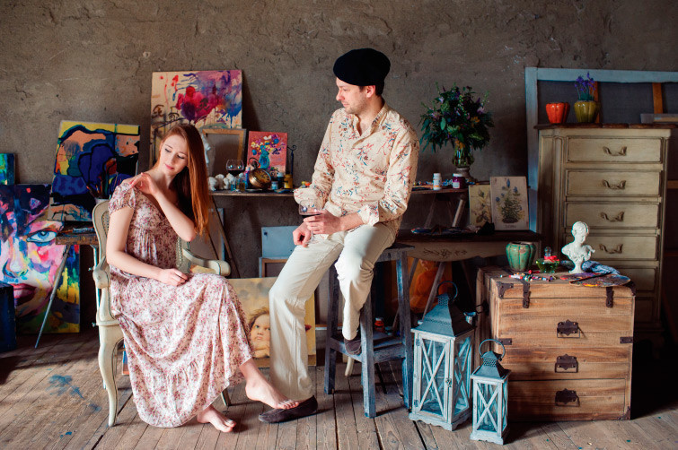 Художник и муза