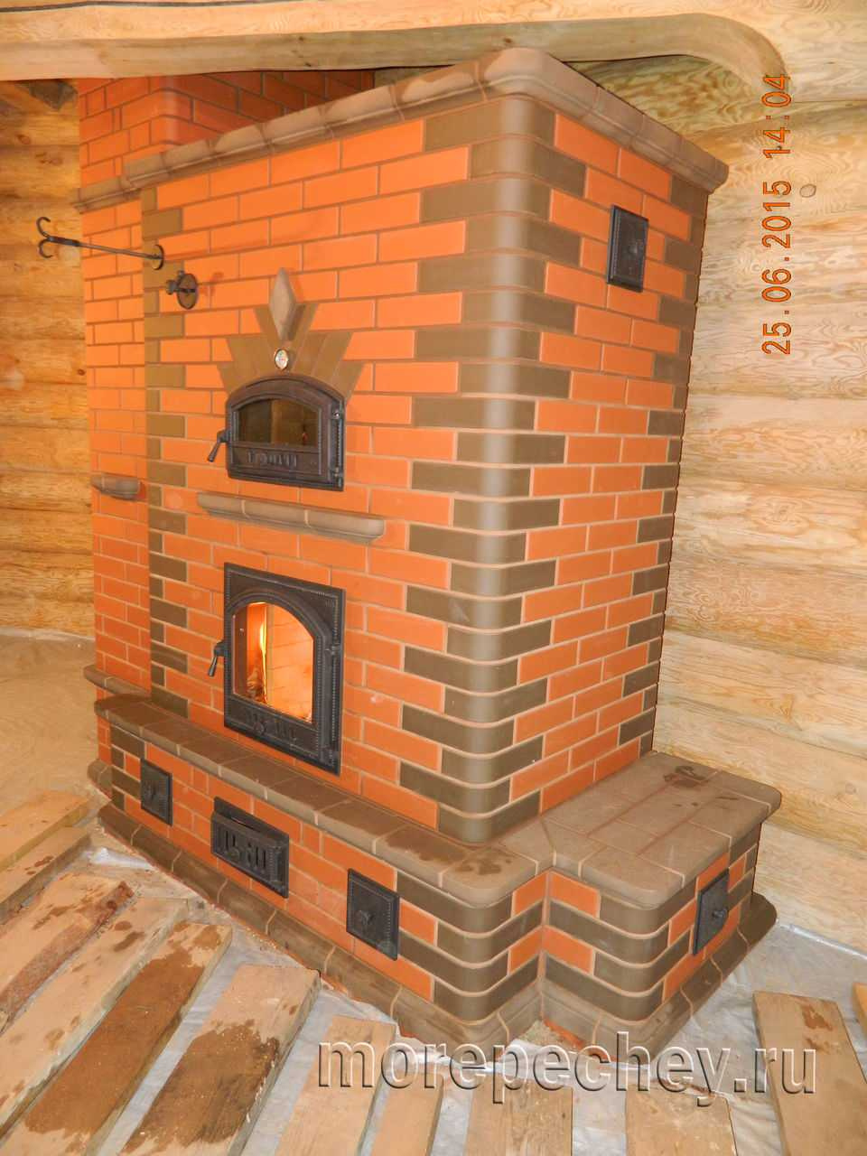 Обложка проекта: Печь-камин из кирпича