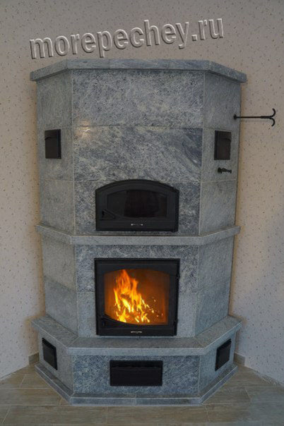 Обложка проекта: Печь-камин из талькомагнезита