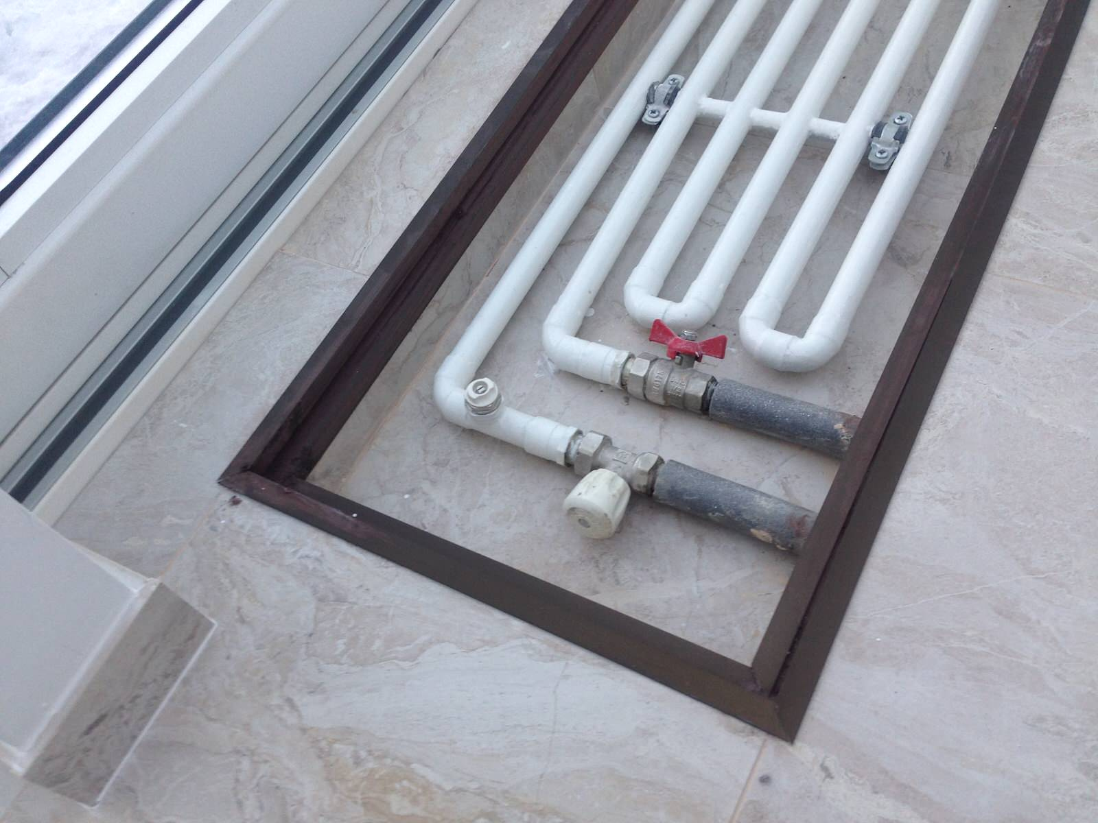 Двери "гармошки" из системы "Алютех"