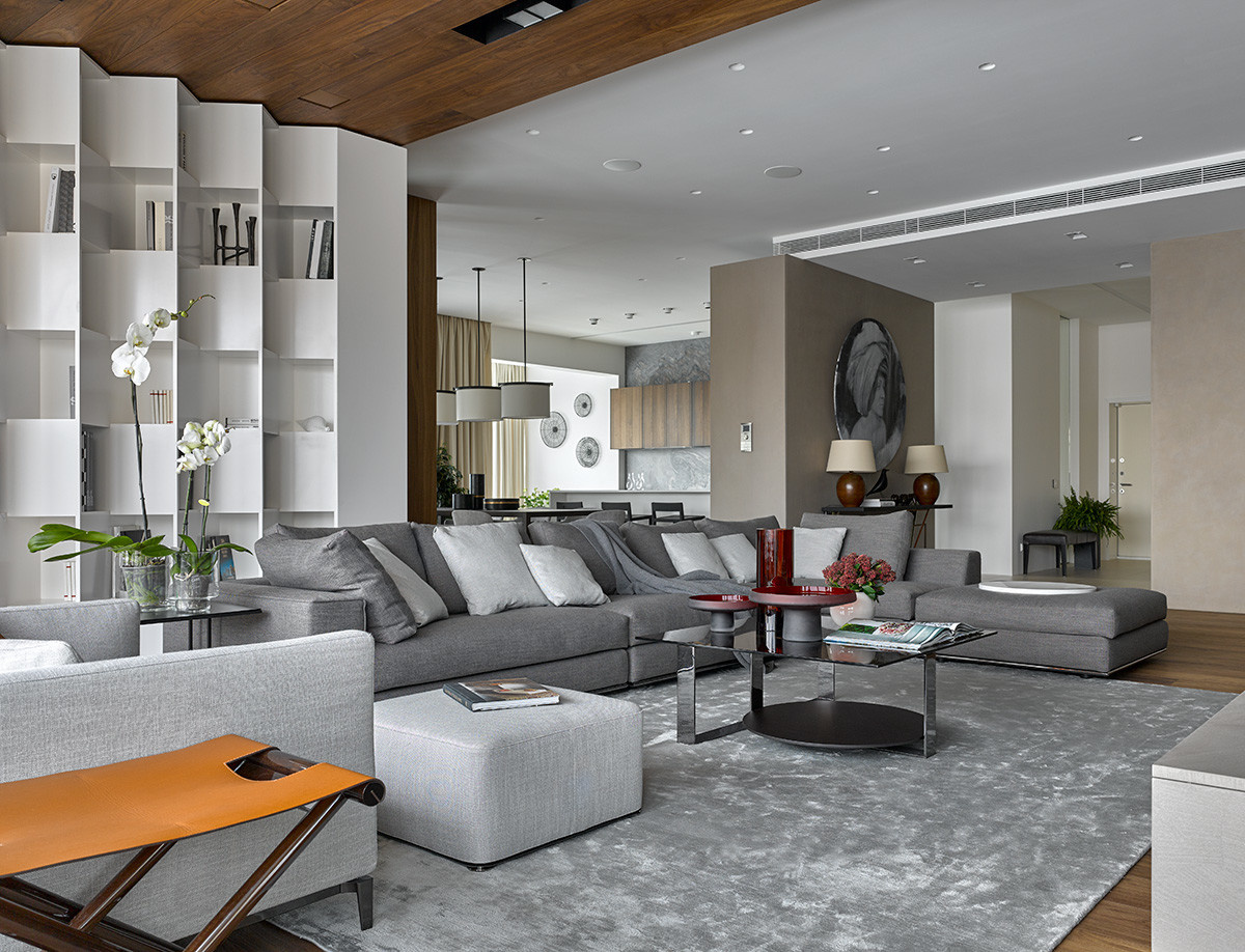 Houzz тур: Пентхаус на Рублевке для большой семьи