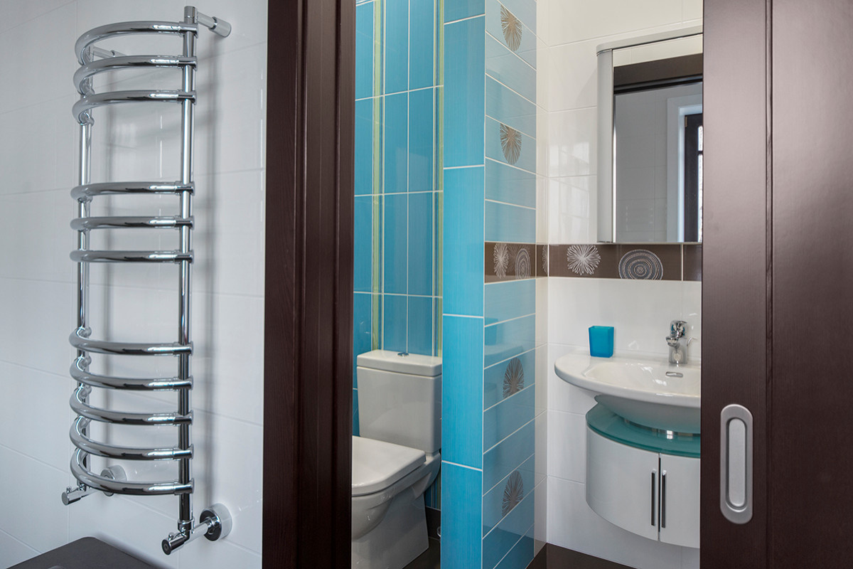 Дом из бруса в поселке Гавриково. Санузлы.