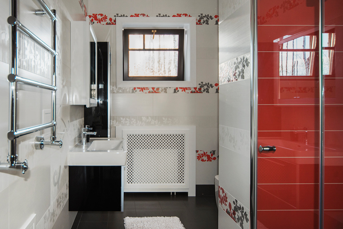 Дом из бруса в поселке Гавриково. Санузлы.