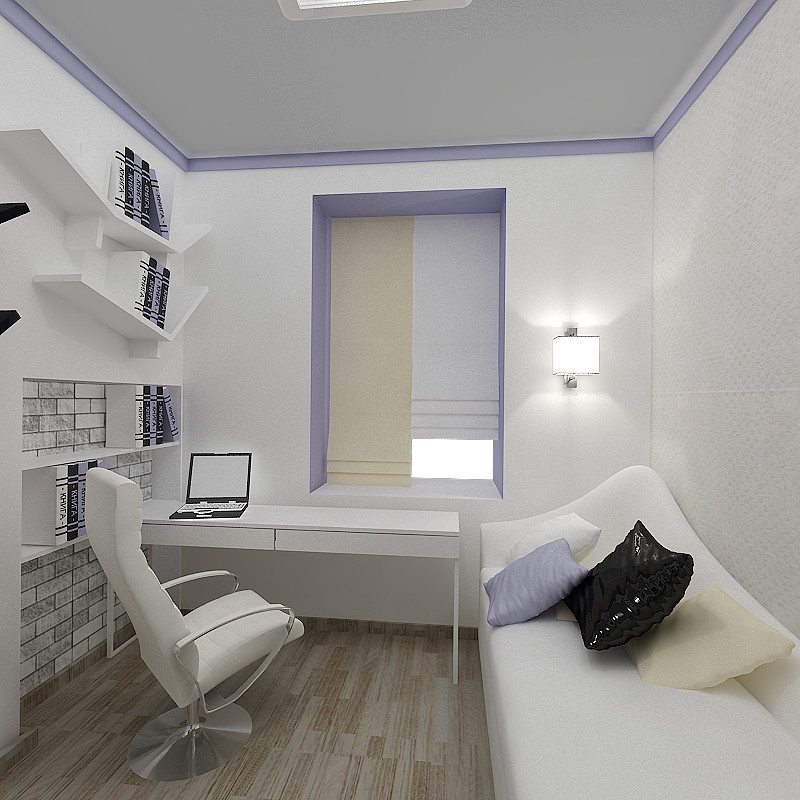 Обложка проекта: кабинет для аскетичного мужчины