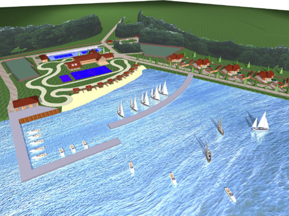 Эскизный проект базы отдыха на озере Аятском в Свердловской области