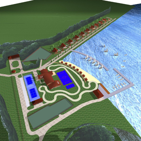 Эскизный проект базы отдыха на озере Аятском в Свердловской области