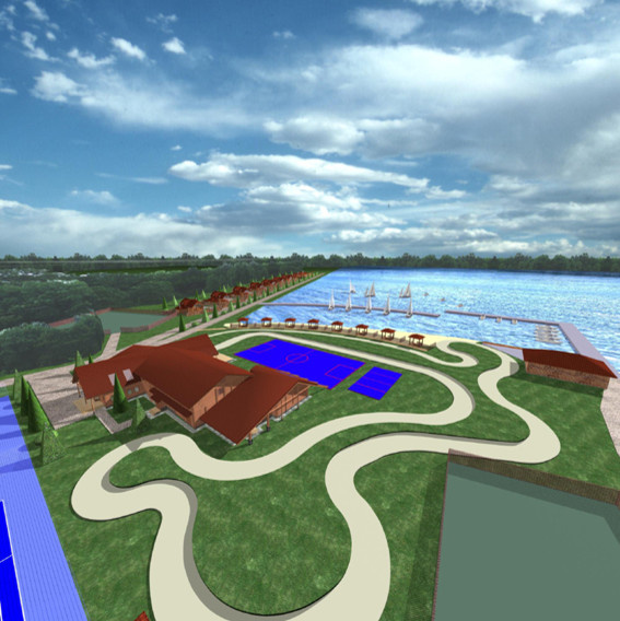 Эскизный проект базы отдыха на озере Аятском в Свердловской области