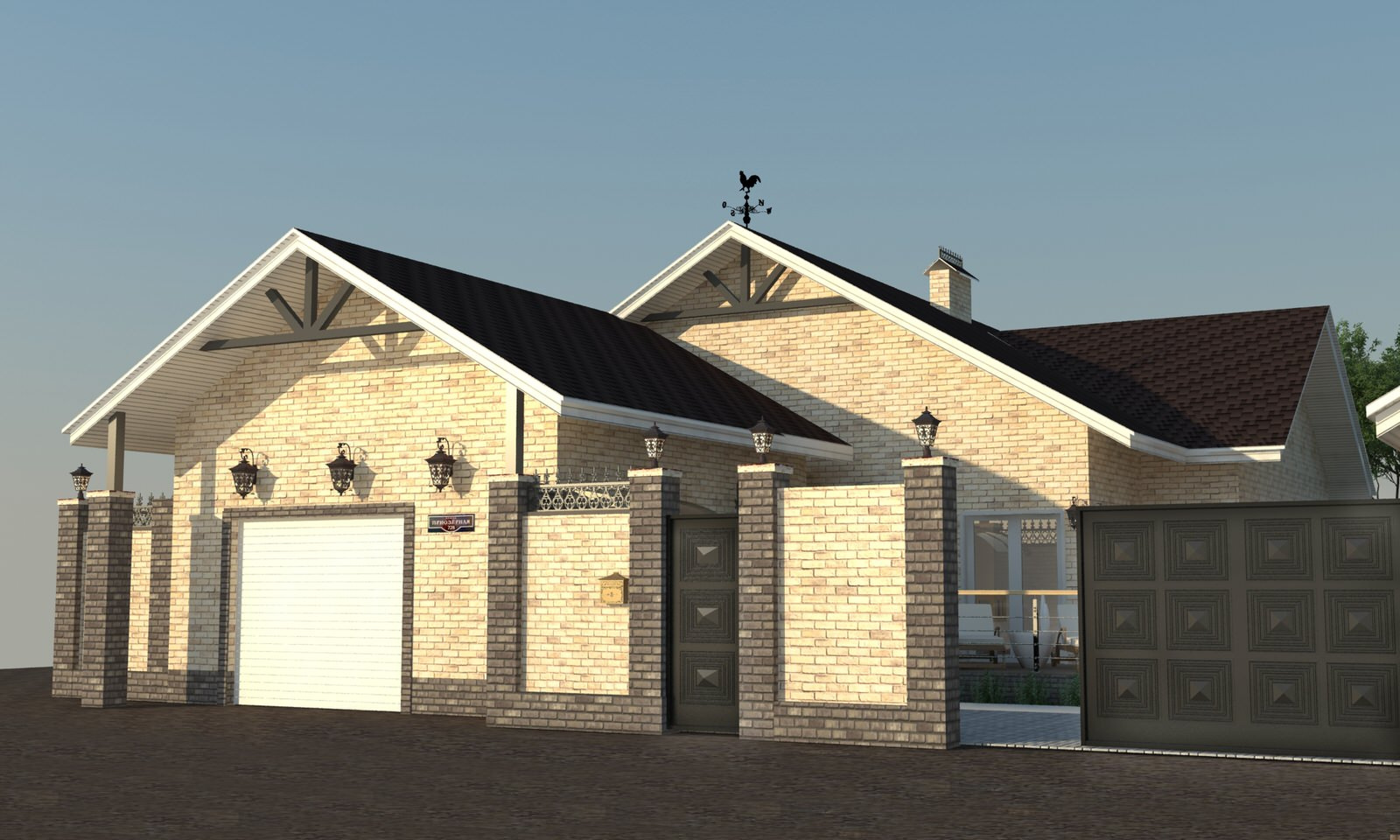 Уютный дачный дом