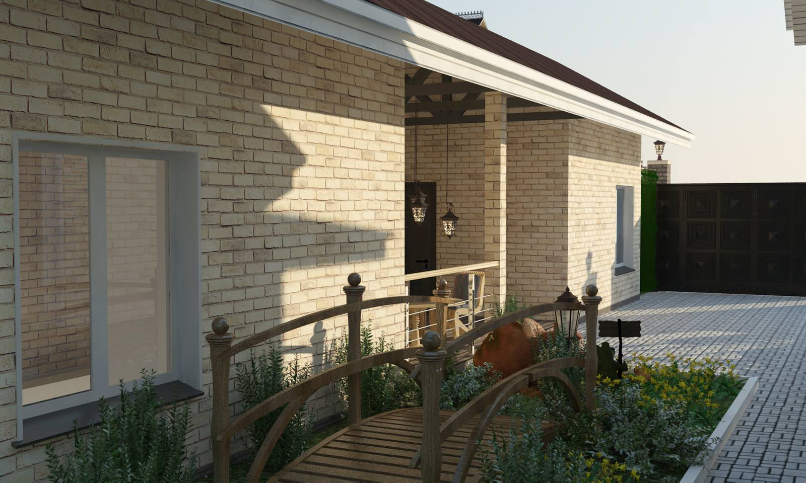 Уютный дачный дом