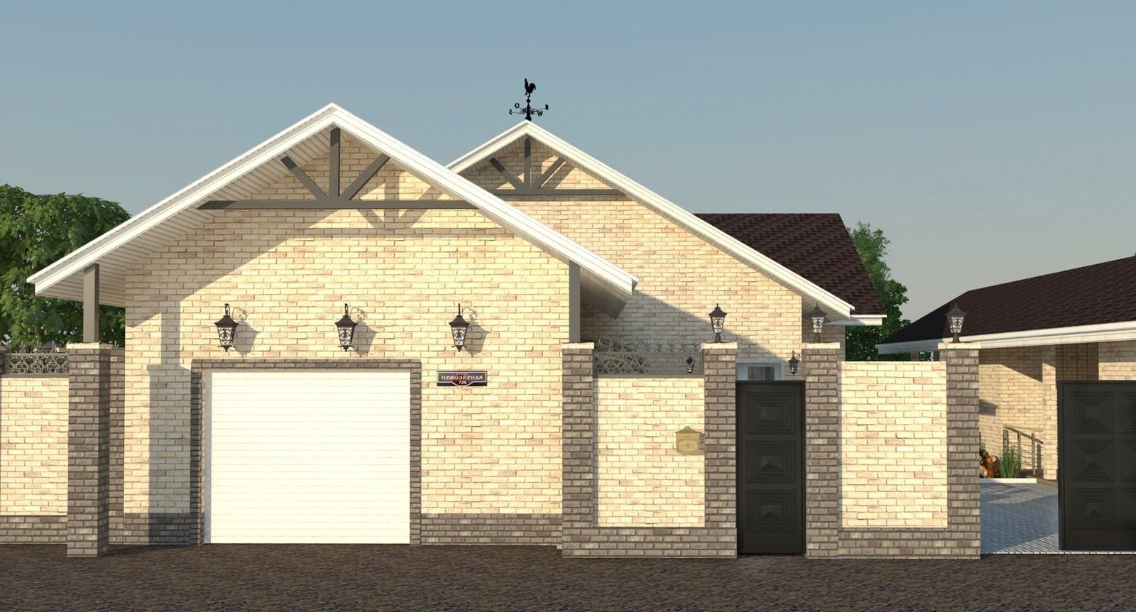 Уютный дачный дом