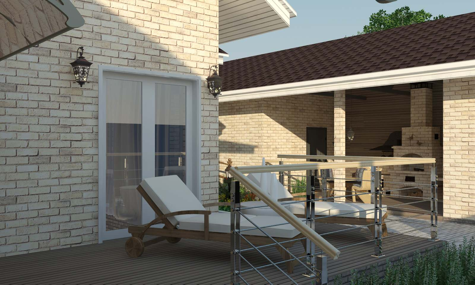 Уютный дачный дом