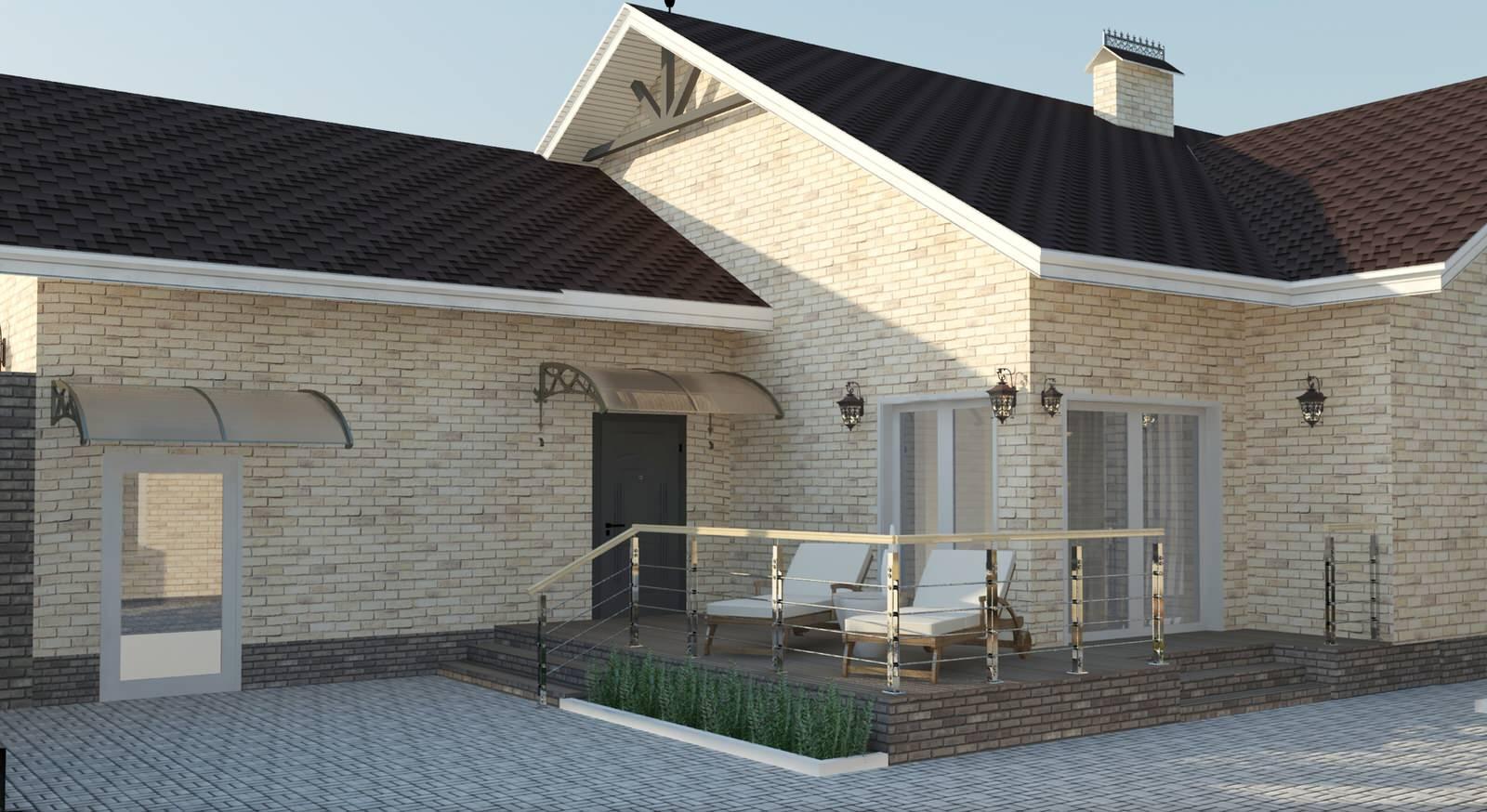 Уютный дачный дом