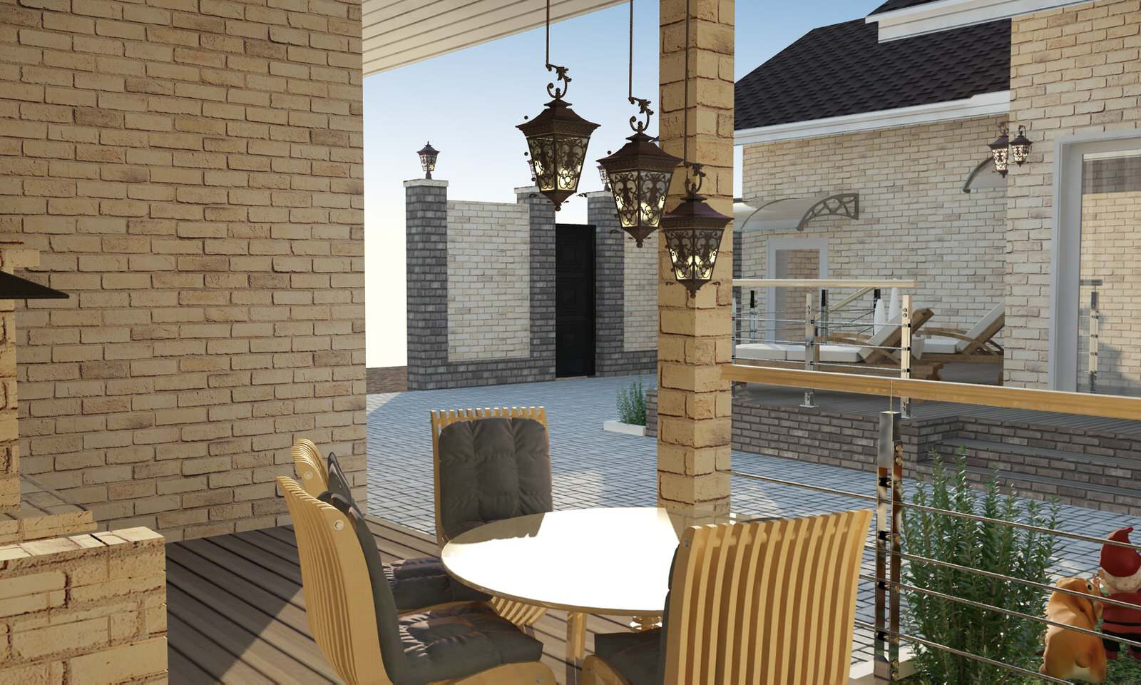 Уютный дачный дом