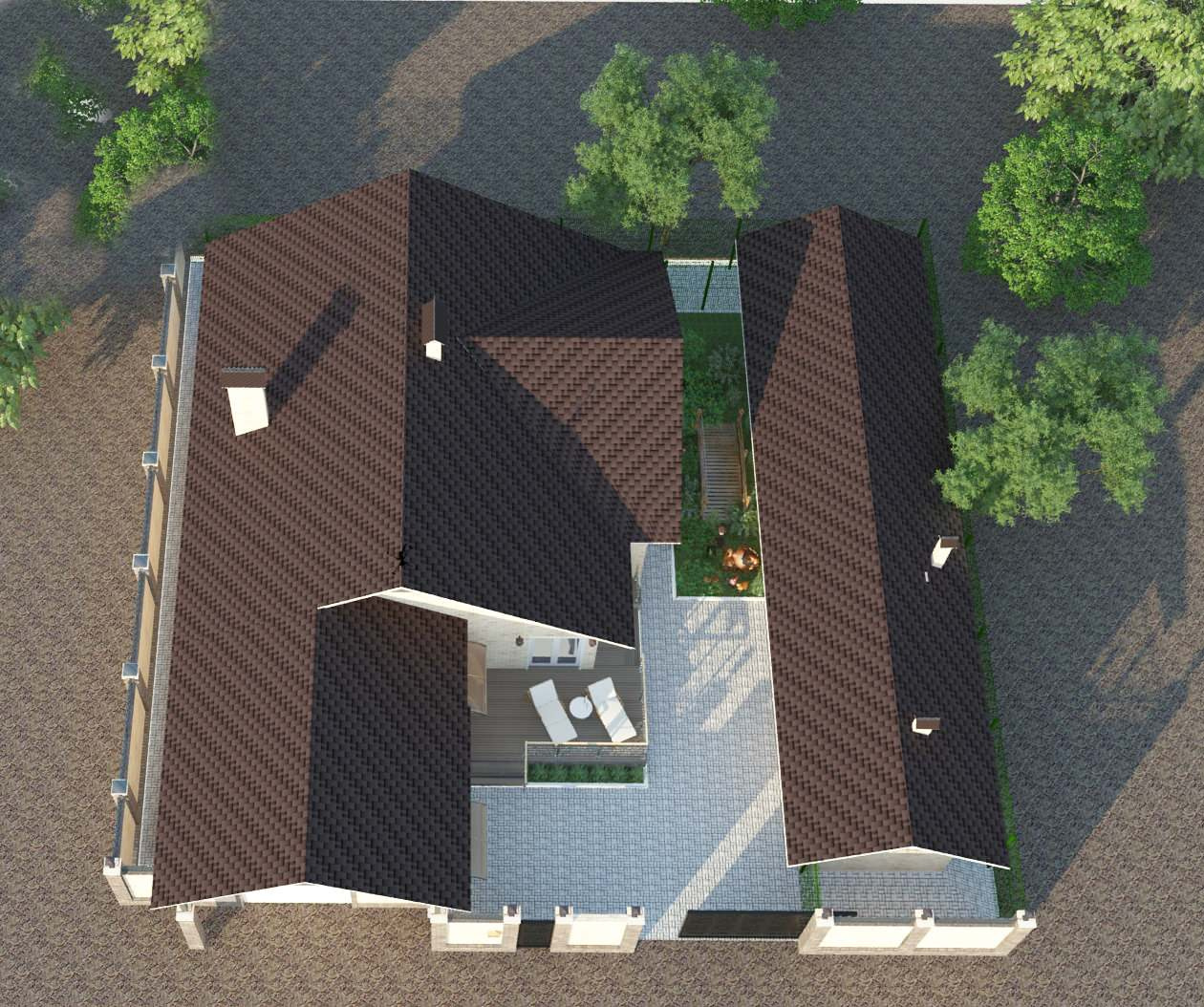 Уютный дачный дом