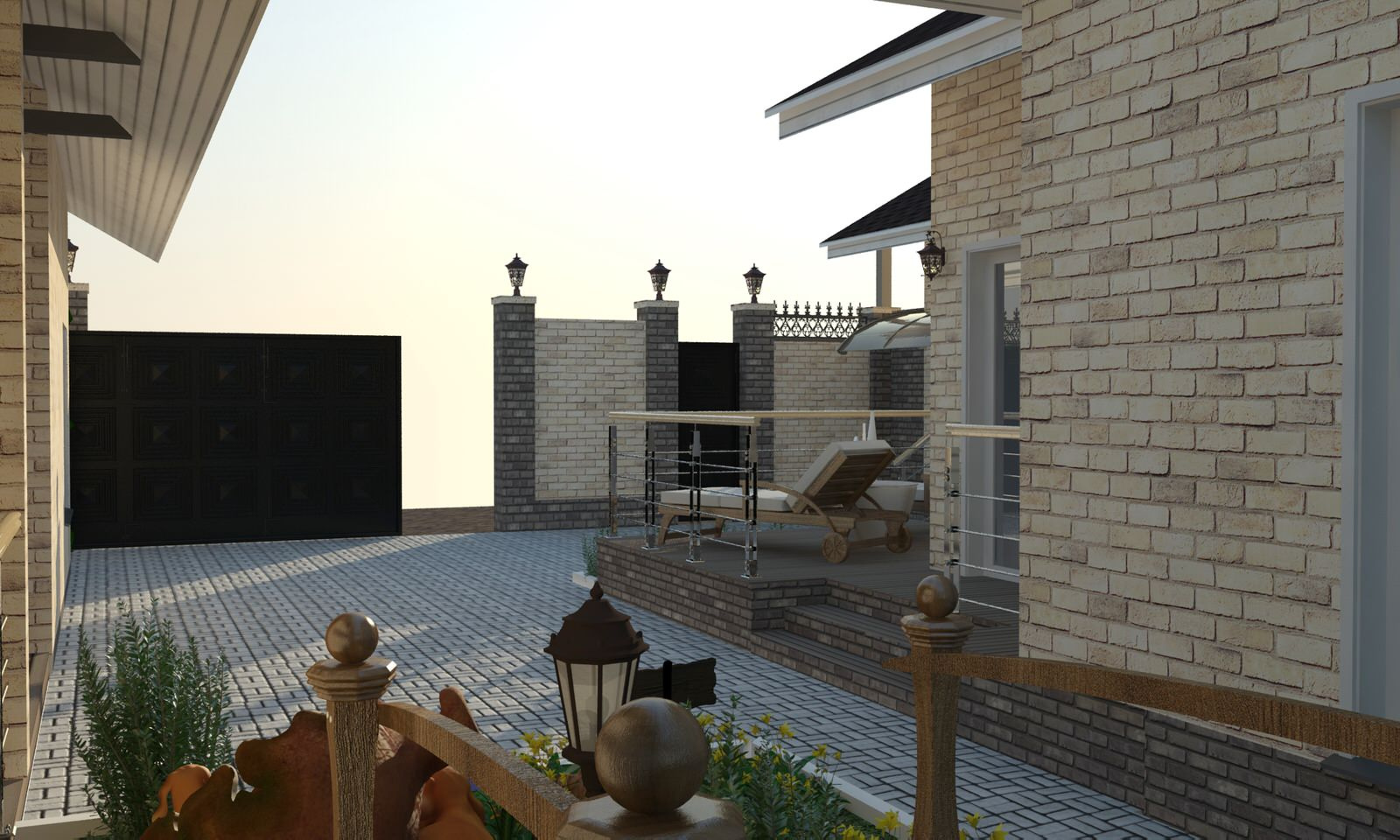 Уютный дачный дом